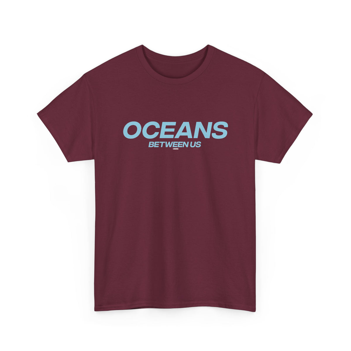 Oceans Between Us Blue Logo Tee