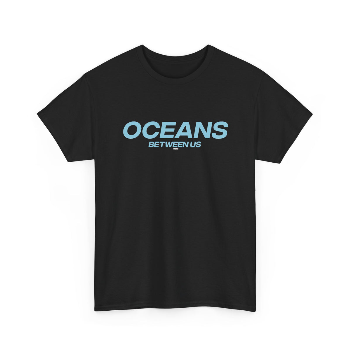 Oceans Between Us Blue Logo Tee